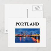 PORTLAND POSTKARTE (Vorne/Hinten)