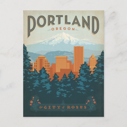 Portland Postkarte (Vorderseite)