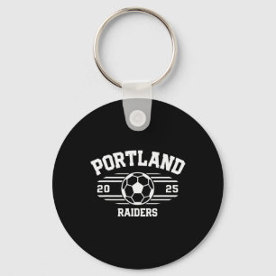 Portland Raiders Fußballrechnung 2025 Schlüsselanhänger
