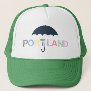 Portland Regenschirm Grünes Baseball Cap Trucker H Truckerkappe