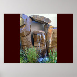 Portland Rock Skulptur Poster