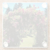 Portland Rose Garden, OR Glasuntersetzer (Rückseite)