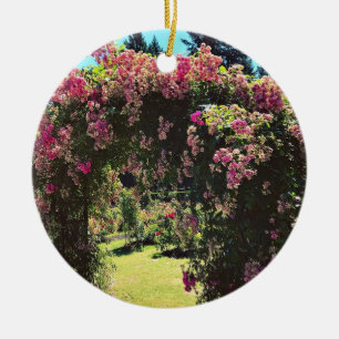 Portland Rose Garden, OR Keramik Ornament
