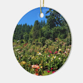 Portland Rose Garden, OR Keramik Ornament (Links)