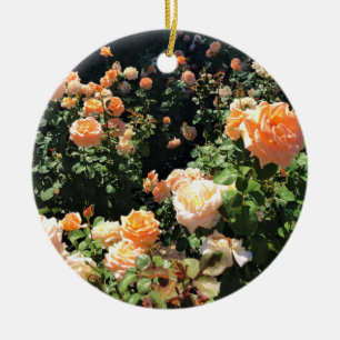 Portland Rose Garden, OR Keramik Ornament