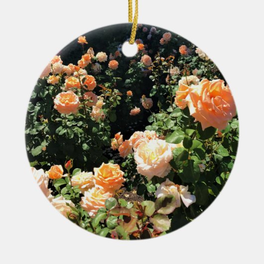 Portland Rose Garden, OR Keramik Ornament (Vorne)