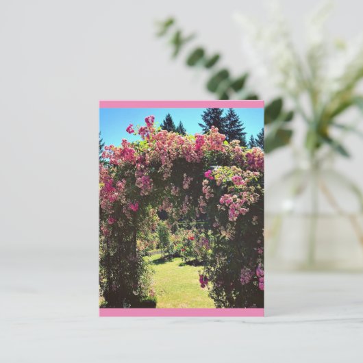 Portland Rose Garden, OR Postkarte (Stehend Vorderseite)