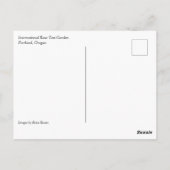Portland Rose Garden, OR Postkarte (Rückseite)