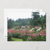 Portland Rose Garden. Postkarte (Vorne/Hinten)