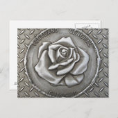 Portland Rose Grate Post Card Postkarte (Vorne/Hinten)