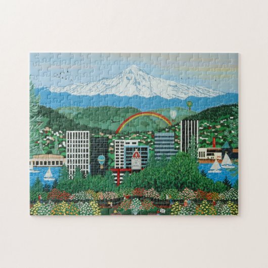 Portland-Rosen-Garten-Puzzlespiel Puzzle (Horizontal)