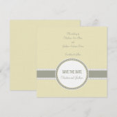 Portland Save the Date: Vanilla Date (Vorne/Hinten)