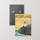 Portland-Scheinwerfer Button (Vorderseite/Rückseite)