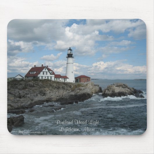 Portland-Scheinwerfer-Leuchtturm Mousepad (Vorne)