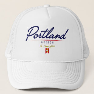 Portland-Skript Truckerkappe