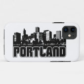 Portland-Skyline Case-Mate iPhone Hülle (Rückseite (Horizontal))
