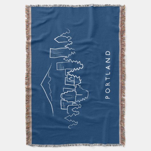 Portland-Skyline Decke (Vorderseite Vertikal)