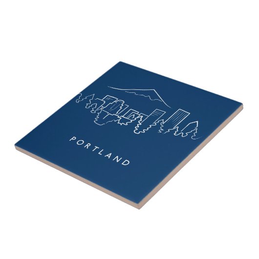 Portland-Skyline Fliese (Seite)