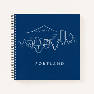 Portland Skyline Notizblock