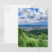 Portland Skyline Postkarte (Vorne/Hinten)