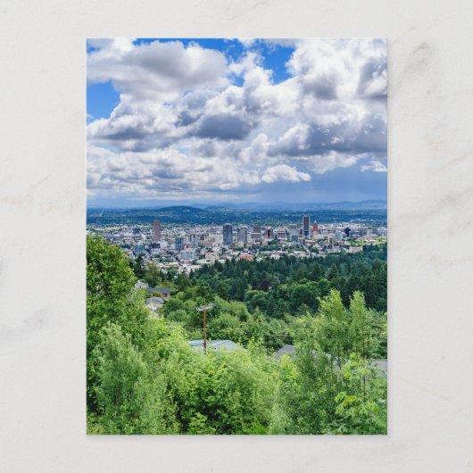 Portland Skyline Postkarte (Vorderseite)