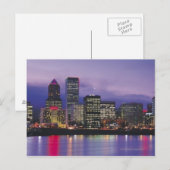 Portland Skyline Postkarte (Vorne/Hinten)