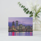 Portland Skyline Postkarte (Stehend Vorderseite)