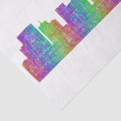 Portland-Skyline Seidenpapier (Ausschnitt)