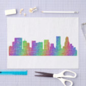 Portland-Skyline Seidenpapier (Handwerk)