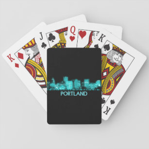 Portland Skyline Spielkarten