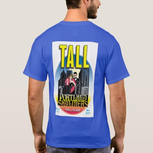Portland Skyliners T-Shirt (bestellen Sie Blau!) (Rückseite)