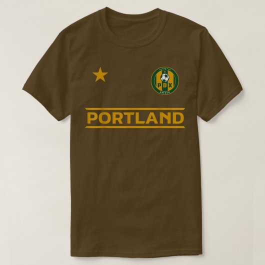 Portland Soccer Jersey Mini Abzeichen ORIGINAL DES T-Shirt (Design vorne)