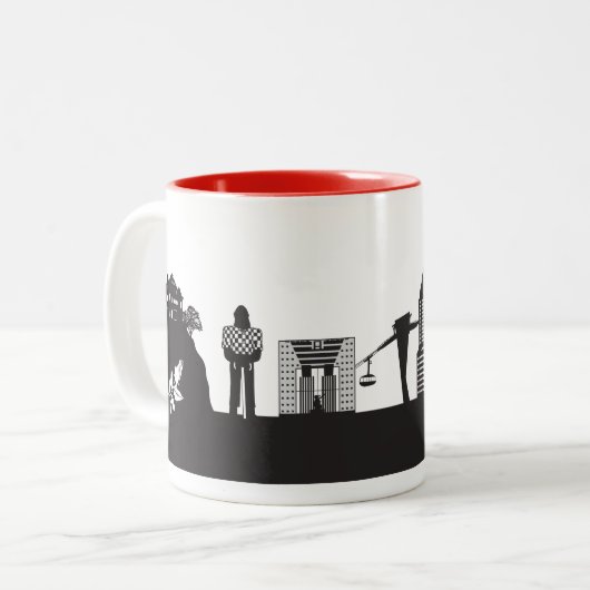 Portland Souvenir Tasse (Vorderseite Links)