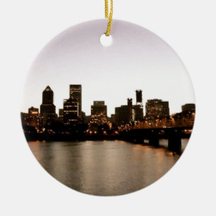 Portland-Stadtbild Keramikornament