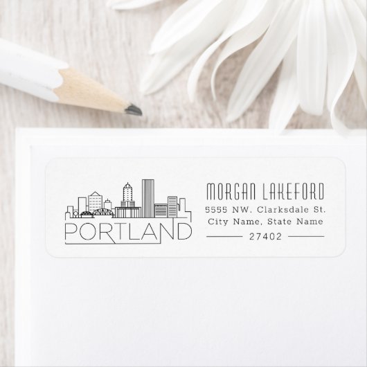 Portland Stylized Skyline | (Insitu)