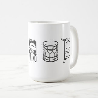 Portland Taiko Large Line Art Mug Kaffeetasse