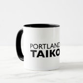 Portland Taiko Logo Tasse (Vorderseite Links)