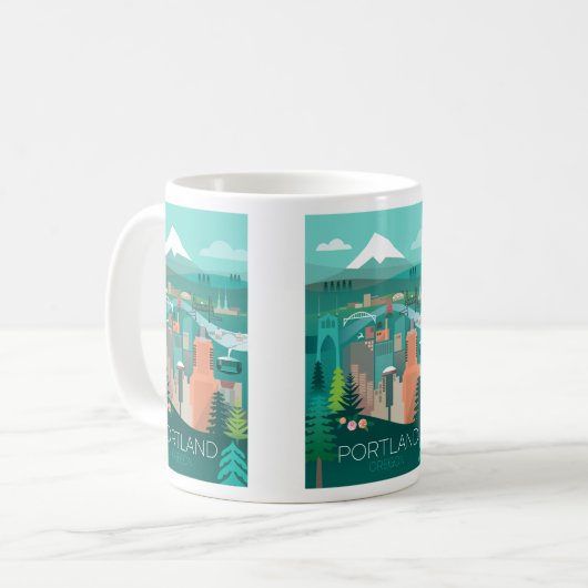 Portland, Tasse Oregon (Vorderseite Links)