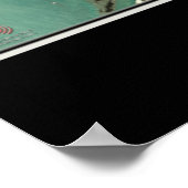 Portland Texas Satellite Poster Karte (Ecke)