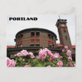 Portland Train Depot, Oregon Foto Postkarte (Vorderseite)