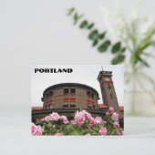 Portland Train Depot, Oregon Foto Postkarte (Stehend Vorderseite)