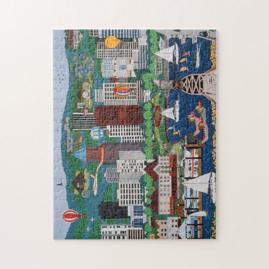 Portland-Ufergegend-Puzzlespiel Puzzle (Vertikal)