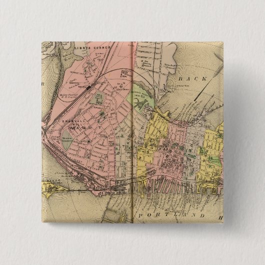 Portland & Umgebung Button (Vorderseite)