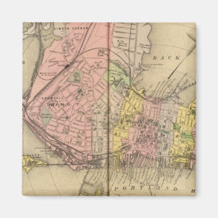 Portland & Umgebung Magnet