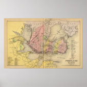 Portland & Umgebung Poster (Vorne)