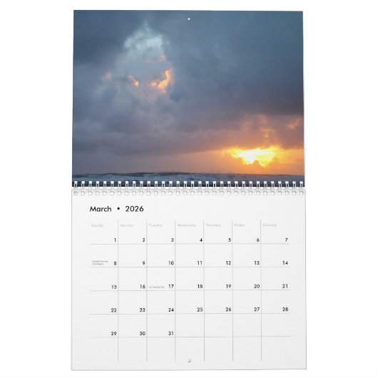 Portland und der Pazifik im Nordwesten 2025 Kalender (Mär 2026)