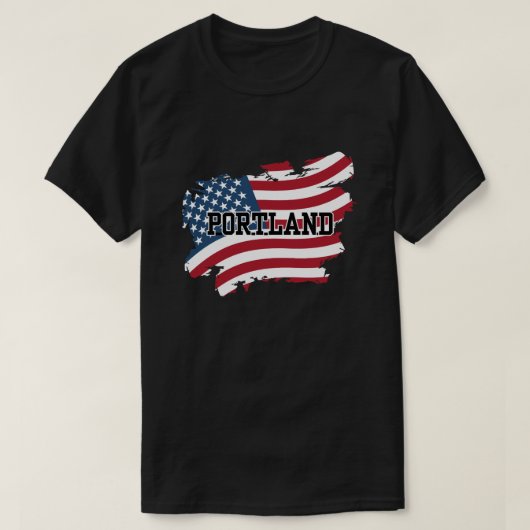 Portland USA T-Shirt (Design vorne)