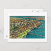 Portland von Air zeigt Brücken und Postkarte (Vorne/Hinten)