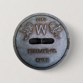 Portland-Wasser-Abdeckungs-Button Button (Vorderseite)