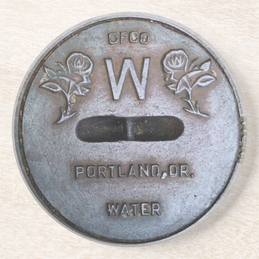 Portland-Wasser-Luken-Untersetzer Getränkeuntersetzer (Vorne)